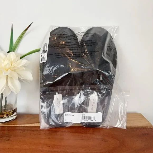 NWT Coach‎ Men Slipper size US9
